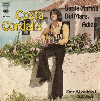 Costa Cordalis - Santa Marina Del Mare, Adieu 7'' Single Vinyl Sch