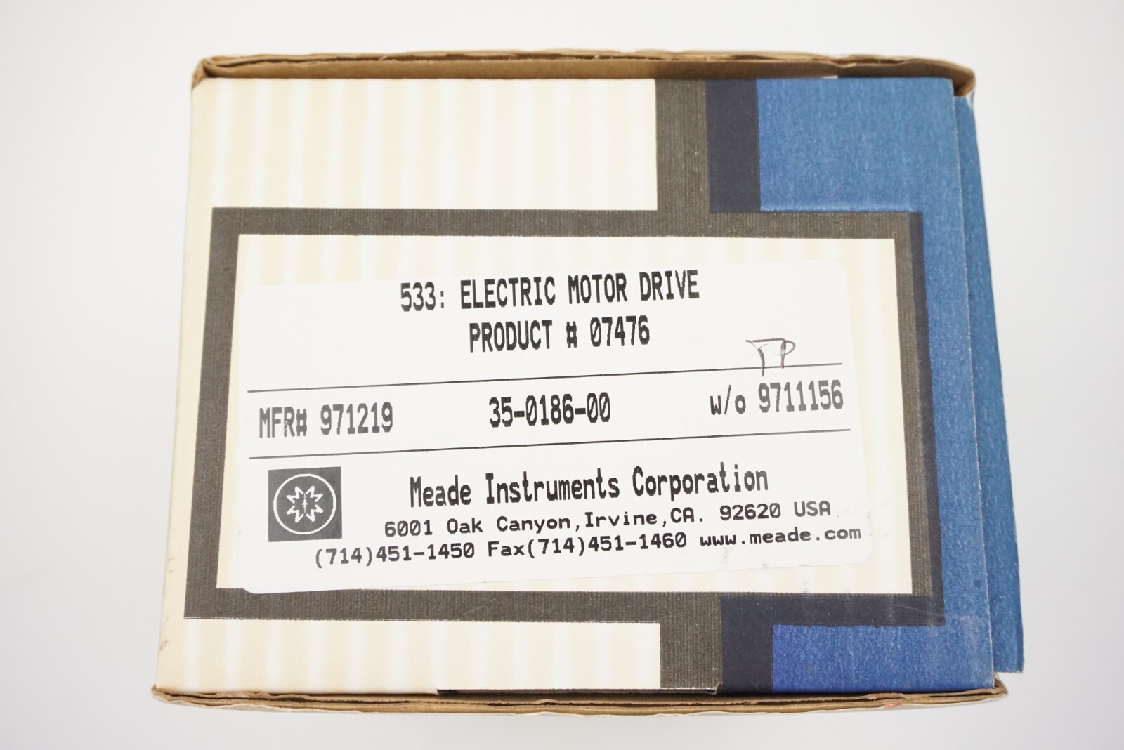 Meade 533 Electric Motor Drive NOS eBay