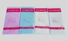 Peva Vinyl Multi Colored Table Cloth Durable Party Supply Table Cloth 52" x 70"