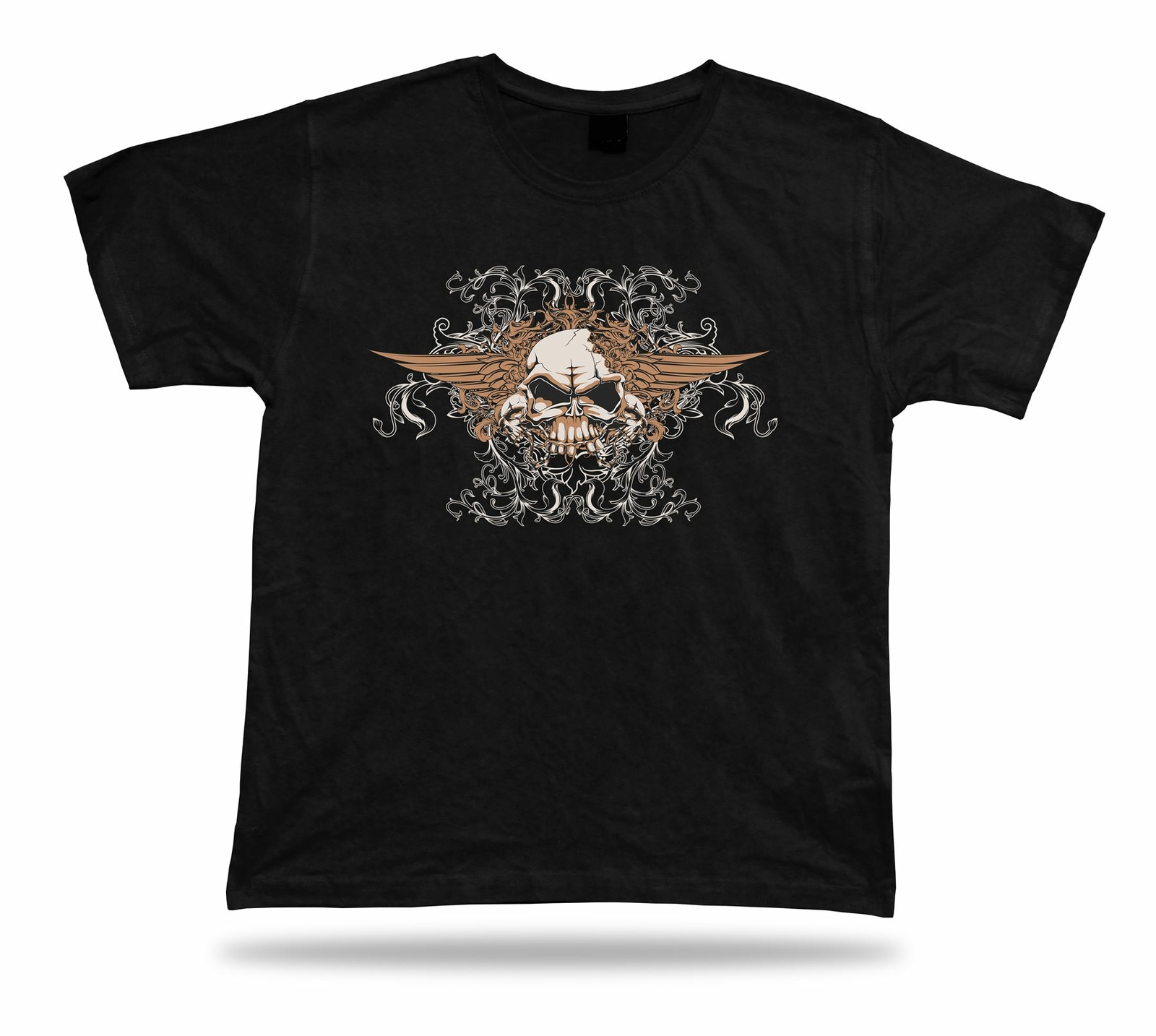 Angry Skeleton Skull Demon Evil unisex idea tee shirt design modern apparel