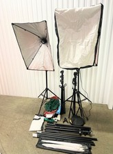 2 Softbox Lighting Kit Video Lighting Kit, Backdrop 10ft X 7ft Adjustable Photos