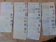 lot de 89 flammes / oblitérations France sur cartes postales, voir photos