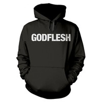 Godflesh - Decline & Fall Black Hooded Sweatshirt Small