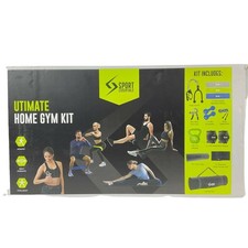 Sport Essentials Ultimate Home Gym Kit 8lb Db 10lb Kettlebell Bands Roller Mat