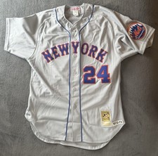 Willie Mays 1973 New York Mets Mitchell & Ness Jersey Size XL Willie's Estate R