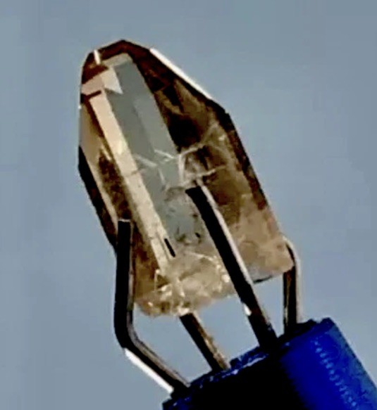 Natural Imperial Topaz Crystal Small Rough Raw Healing Capão do Lana Mine Brazil