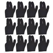 Billiards Finger Gloves 12 PCS Left/Right Hand, 6 Whitewash Billiard Gloves 3