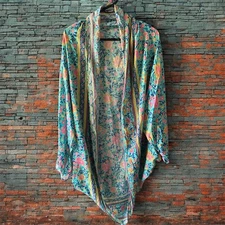 Gigio Women’s Size Medium Cocoon Kimono Boho Hippie