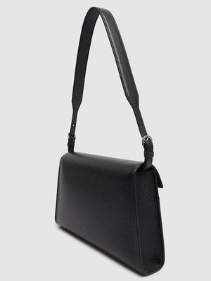 SAVETTE ブラックレザーハンドバッグ Savette - Symmetry grained leather shoulder bag - Black | eBay