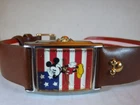 Mens Vintage Disney Seiko (SII) Mickey Mouse Watch (Patriotic)(US Flag) -HTF-New