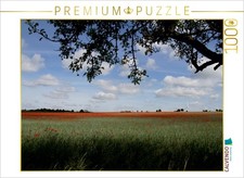 CALVENDO Puzzle Mohnblumenfeld Kronsberg 1000 Teile Puzzle quer 1000 Teile Leg