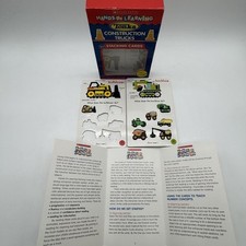Tonka Construction Trucks Book Hands On Learning 7 Stacking Cards Hasbro Age 2-5