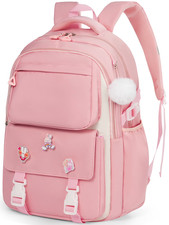 Cute Lightweight Waterproof Kids Backpack for School  College - Large Capacity