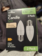 2 Led E27 screw fit 26w