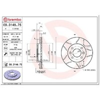 2X Bremsscheibe Vorne FüR Nissan Kubistar X76 03 Bis 26 Brembo K9K722 4020600Q0D