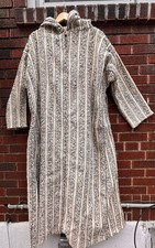Authentic Handmade Wool Moroccan Hooded Djellaba winter robe Kaftan One Size