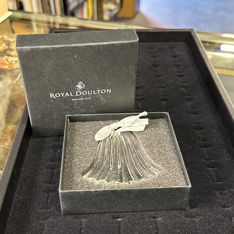 Royal Doulton 2010 Bell Ornament White Ribbon Hanger  in Box