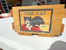 VINTAGE CRATE LABEL TOM CAT TABBY SUNKIST RARE Orosi Foothill Citrus Association