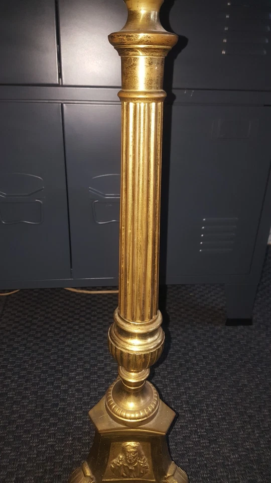 ancien chandelier bronze laiton - Photo 4/4