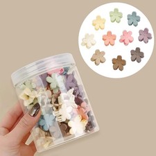 Mini Flower Hair Clip for Women Girls - 50Pcs Colorful Baby Hair Clips Cute