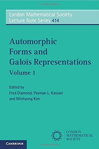 Automorphic Forms and Galois Representations: 1. Diamond<|