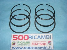 FIAT 500 & 126 SERIE COMPLETA FASCE ELASTICHE PER 2 PISTONI 77 MOTORE 650cc