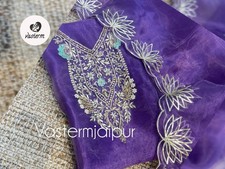 Indian Gota Work Salwar Kameez Women Punjabi Suit Wedding Party wear kurti Dress
