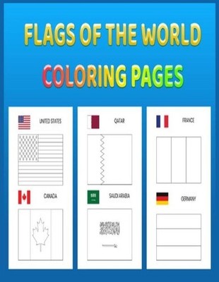 Adon Coloring Flags of the World Coloring Pages (Paperback) (UK IMPORT)