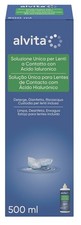 Alvita Soluzione Unica per Lenti a Contatto con Acido Ialuronico 500ml