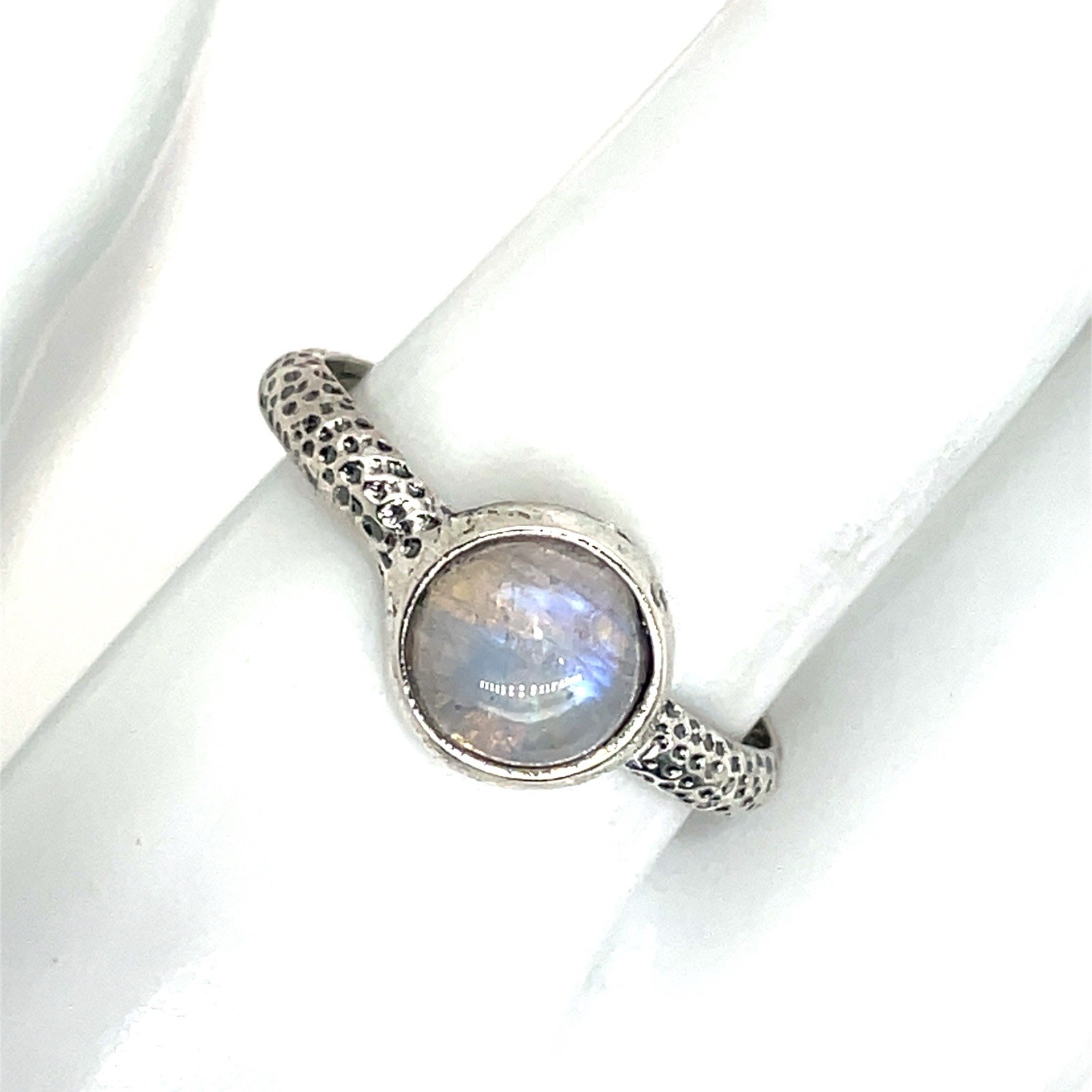 925 Sterling Silver Bezel Set Multi Gem Trio Stac… - image 19