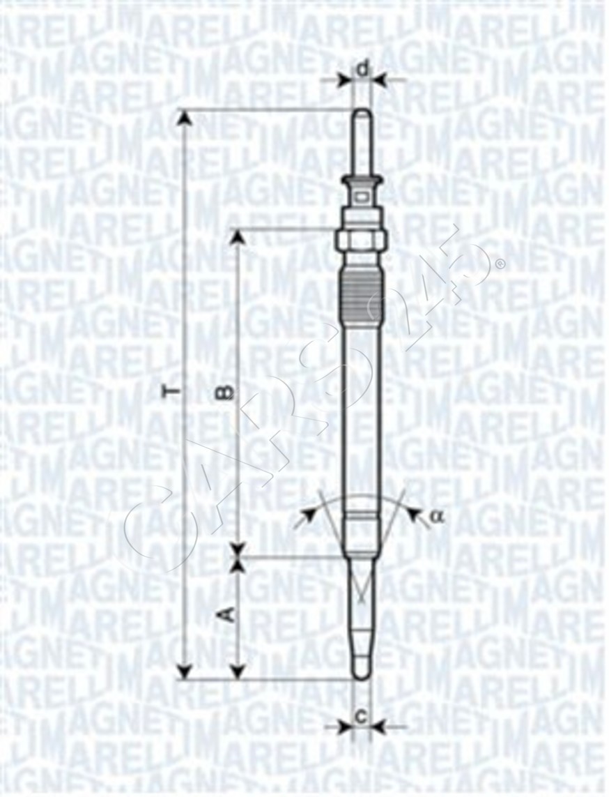 Glow Plug Fits BMW E65 E66 E67 Sedan 7788957