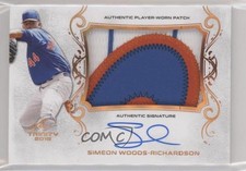 2018 Leaf Trinity Simeon Woods Richardson Woods-Richardson Patch Auto 2r8