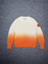 MONCLER Gradient Women's Knit Sweater - 100 Cotton - Size Medium