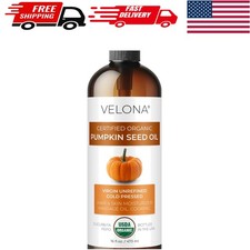 16 Fl Oz Organic Pumpkin Seed Oil - Nourishing Carrier Oil for Hair  Skin Care