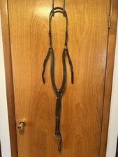 Arion Sellier Anatomical 3 Point Breastplate Brown Full/Horse Size-NWOT