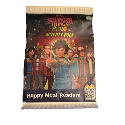 New McDonald's Happy Meal Readers Netflix Stranger Things Activity Book #10 2026
