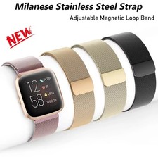 For Fitbit Versa 2/Versa/Lite Watch Band Milanese Stainless Steel Wrist Strap