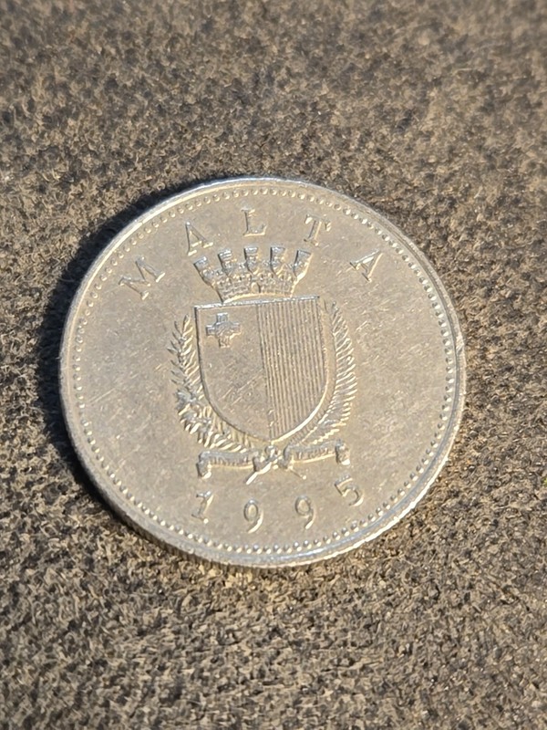 1995 Malta 10 Cents - Dolphinfish Lampuka 
