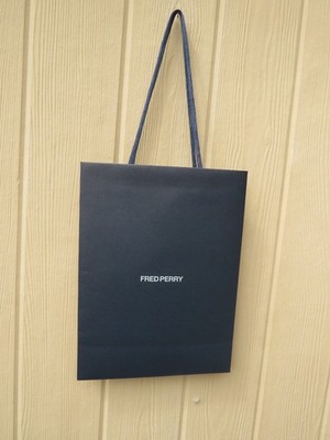 Fred Perry Official Navy Blue Shopping Bag British Heritage Sportswear
