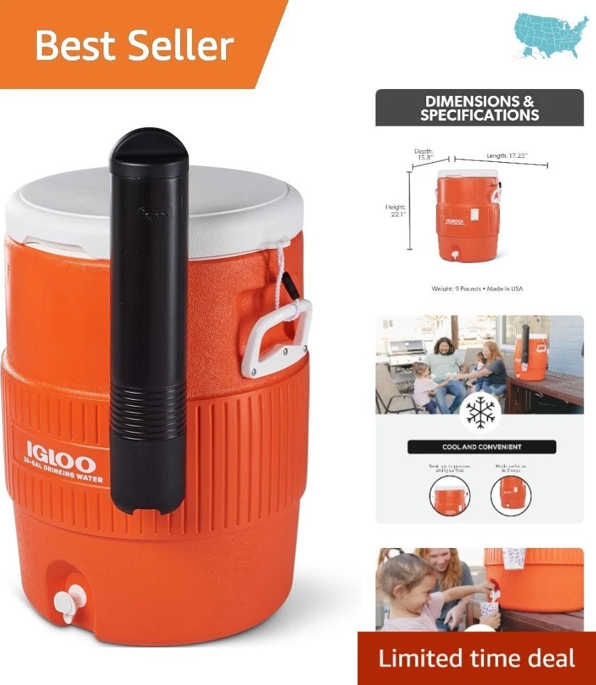 With Secure Spigot For Outdoor Adventures