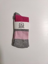 b studio -women's socks - multi color- Cashmere Blend - Made in USA **G5**