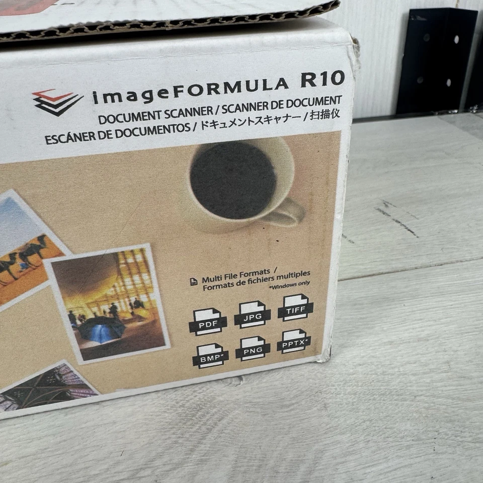 Canon imageFORMULA R10 Portable Document Scanner Duplex Missing Cord - Image 3 of 4