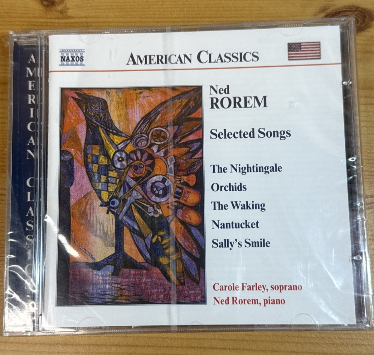 Ned Rorem: Selected Songs by Ned Rorem Carole Farley (CD 2001)  - New& Sealed