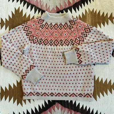 Vintage Paul Mage Denmark Sweater 100% Wool Fair Isle / Nordic/ Norwegian Style - Image 1 of 4