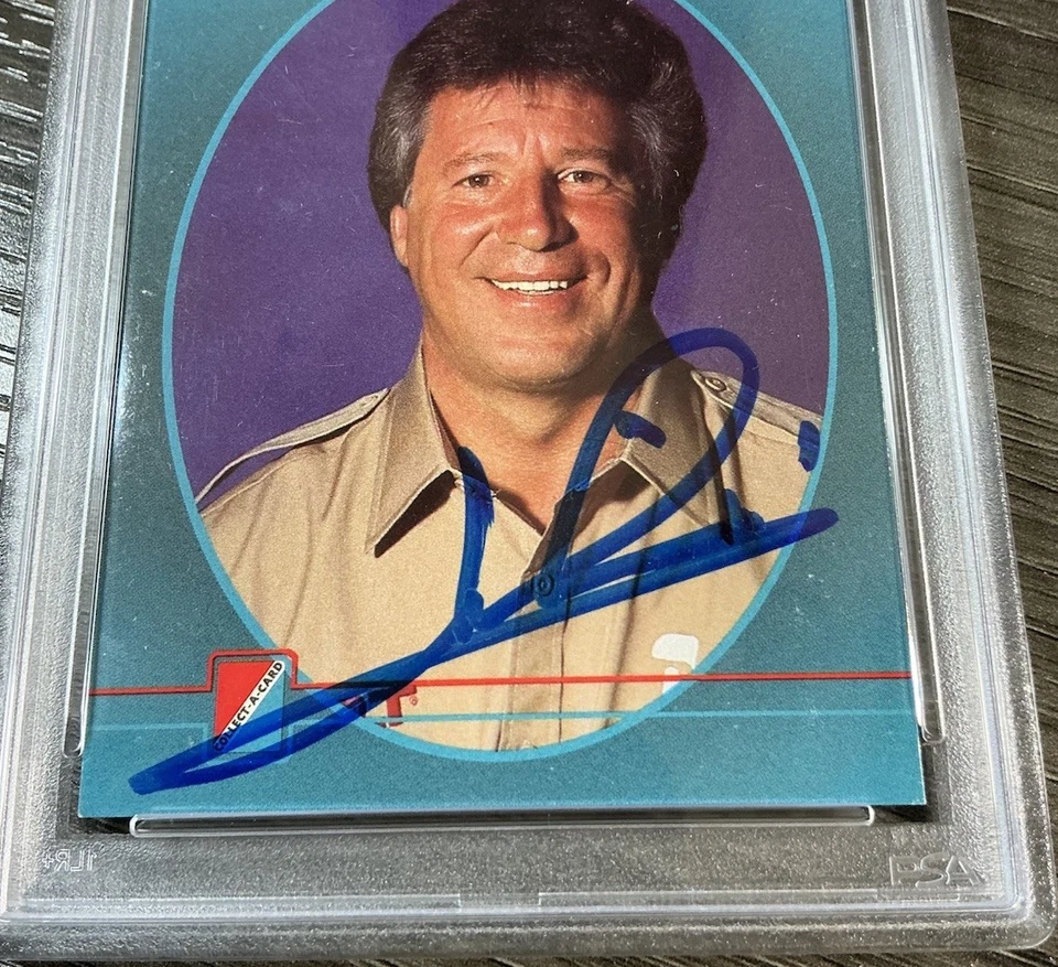 1992 Collect-A-Card Mario Andretti Racing #98 Auto Signed PSA Authentic - Image 3 of 3