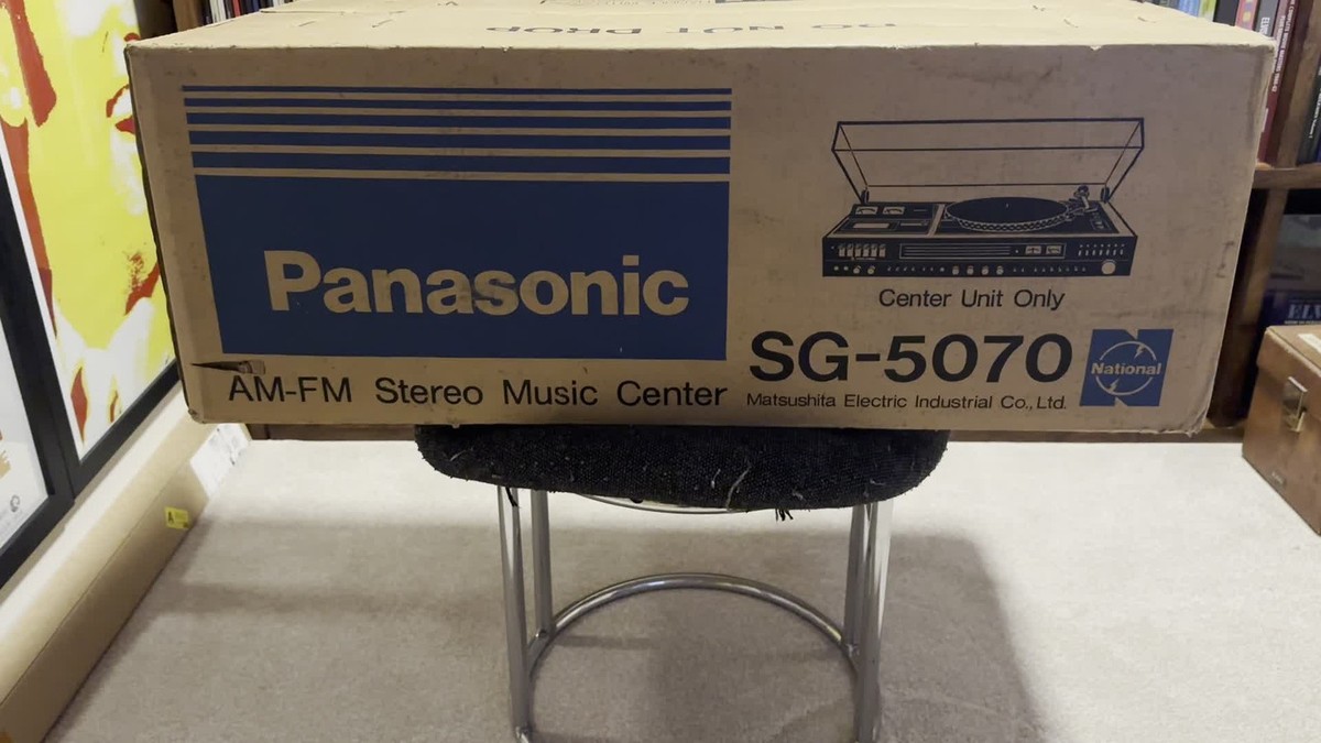 National Panasonic Stereo Music System SG 5070 NEW 1978