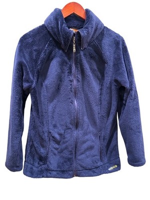 Merrell Women s Full-Zip Plush Fleece Jacket   Navy   Size M