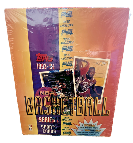 1993 94 Topps NBA Basketball Series 1 Factory Sealed Box NEW NEVER OPENED