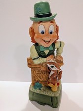 Hoffman Distilling Co. Mr. Lucky's Bar Irish Bartender Decanter Original 1975