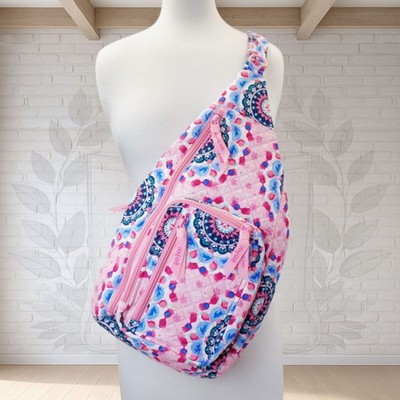   vera bradley Harry Potter Luna's Medallion Lovegood Pink Sling Backpack